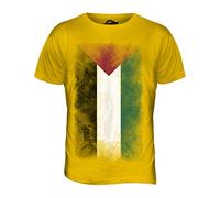 Candymix Palästina Drapeau Dégradé T-Shirt Homme, Taille Large, Couleur Giallo Scuro
