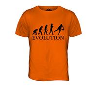 Candymix Rugby Évolution T-Shirt Homme, Taille X-Large, Couleur Arancione