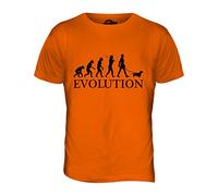 Candymix Teckel Évolution T-Shirt Homme, Taille Large, Couleur Arancione