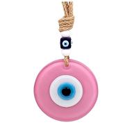Candymosa Lot de 2 décorations de Mauvais œil Turc - Rose Mauvais œil à Suspendre dans Une boîte - Breloque de Protection Contre Le Mauvais œil - Amulette Turque Nazar