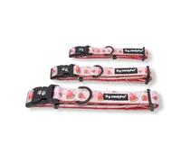 candyPet - Adjustable Nylon Click Collar, Neoprene Padded Interior, Watermelon, L