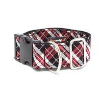candyPet® Click Dog Collar, Plaid