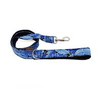 candyPet - Laisse pour Chien - 120 cm en Coton avec poignée rembourrée en Softshell, Acanthus