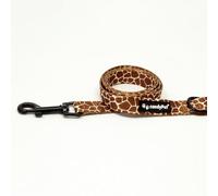 candyPet - Nylon Leash - 130 cm Long - Soft Neoprene Handle, Comfortable and Durable, Giraffe