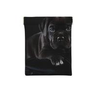 Cane Corso Animaux Chiot Noir Cane Corso, Sac de Rangement pour Femmes, Portefeuille supérieur à Presser, Petit Porte-Monnaie, Pochette de Changement