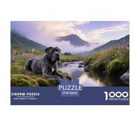 Cane Corso, Casse-tête De 1000 Pièces, Stimule La Mémoire Et La Créativité, Idéal pour Offrir, pour 10 Ans Et Plus,Chien de Compagnie, 38x26cm/1000pcs