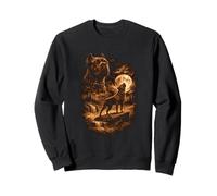 Cane Corso Chien Mastiff Hurlant Lune Fantastique Wilderness Sweatshirt