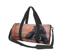 Cane Corso Gros Chiens Noirs Animaux, Sac de Voyage de Grande capacité, Sac à Main Rond, Sac de Voyage de Sport, fourre-Tout, Sac de Fitness