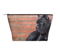 Cane Corso Gros Chiens Noirs Animaux, Trousse de Toilette Trousse de Maquillage Sac à cosmétiques Trousse de Toilette de Voyage Portable