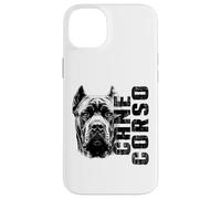 Cane Corso Italiano Dog Mastiff Guard Animal Breed Portrait Coque pour iPhone 14 Plus