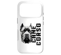 Cane Corso Italiano Dog Mastiff Guard Animal Breed Portrait Coque pour iPhone 17 Pro
