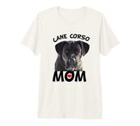 Cane Corso Mom Black Italian Mastiff Cadeau T-Shirt Haut de Gamme