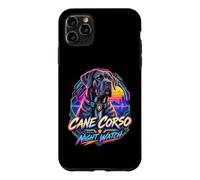 Cane Corso Montre de Nuit Cyberpunk Guardian Graphic, Dog Mom Coque pour iPhone 11 Pro Max