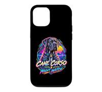 Cane Corso Montre de Nuit Cyberpunk Guardian Graphic, Dog Mom Coque pour iPhone 12/12 Pro
