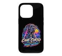 Cane Corso Montre de Nuit Cyberpunk Guardian Graphic, Dog Mom Coque pour iPhone 13 Pro
