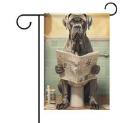 Cane Corso on The Toilet Flag Outdoor Garden Popular Modern Decorative Designsstyle Taille unique
