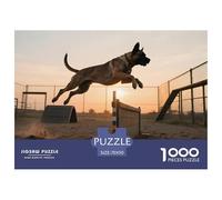 Cane Corso Puzzle 1000 Pièces Chien de Compagnie - Challenge Zen, Carte Géographique À Assembler, Poster Inclus, Cadeau Éducatif, 70x50cm/1000pcs