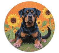 Cane Corso Puzzle 1000 Pièces Jeu Cadeau Unique Chien Mignon Puzzle Ronds DIY pour Adultes Et Enfants1000pcs (67.5x67.5cm)