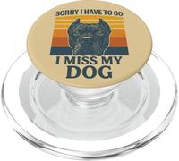 Cane Corso rétro Sorry I Have to Go I Miss My Dog PopSockets PopGrip pour MagSafe