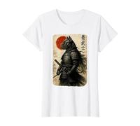 Cane Corso Warrior Ukiyo Œuvre d'art Japonaise Chien Samouraï T-Shirt Graphique avec Valeur