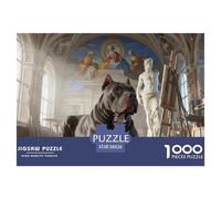 Cane CorsoPuzzle 1000 Pièces Chien Style Pin-up Coloré, Puzzle Qualité Supérieure, Illustration Originale, Détente 38x26cm/1000pcs