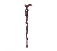 Cane de bâtons de marche en bois, béquilles âgées, bâton de marche en bois massif, marcheur, sculpture creux noire et ébène de 89 cm de long disponible si nécessaire tronqué par vous-même aide à la