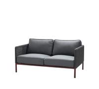 Encore Canapé 2 places Bordeaux avec coussin AirTouch Cane Line - 5711877210557