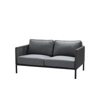 Cane-line Canapé Encore 2 places Cane-Line airtouch lava grey/ Dark grey