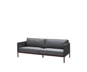Cane-line Canapé Encore 3 places Cane-Line Airtouch bordeaux/Dark grey