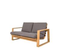 Cane-line Canapé Endless Soft 2 places. teak Cane-Line AirTouch grey