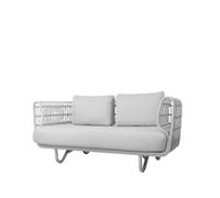 Cane-line Canapé Nest 2 places White. Cane-Line Natté white