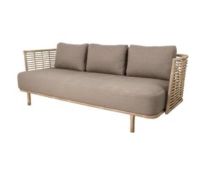 Cane-line Canapé Sense weave 3 places AirTouch taupe