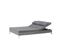 Cane-line Chaise longue Rest Cane-Line Natté grey. double