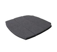 Cane-line Coussins d’assise pour fauteuil empilable Breeze noir, Designer Christina Strand, Nils Hvass, 49x2x47 cm