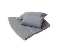 Cane-Line Set de 3 coussins Breeze gris LxlxH 75x55x2cm