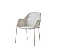 Cane-line Fauteuil empilable Breeze gris, Designer Christina Strand, Niels Hvass, 60x83x62 cm