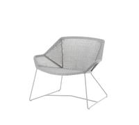Cane-line Fauteuil lounge Breeze weave White grey