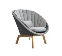 Cane-line Fauteuil lounge Peacock, Designer Johannes Foersom & Peter Hiort-Lorenzen, 91x87x93 cm