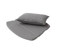 Cane-line Lot de coussins pour fauteuil lounge Breeze brun, Designer Christina Strand, Nils Hvass, 63/40x2/27x50/13 cm