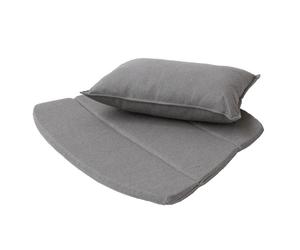 Cane-line Lot de coussins pour fauteuil lounge Breeze, Designer Christina Strand, Nils Hvass, 63/40x2/27x50/13 cm