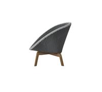 Cane-line Outdoor Fauteuil Lounge Peacock - gris clair