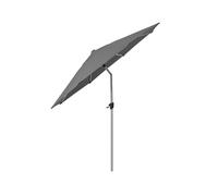 Cane-Line Parasol avec inclinaison Sunshade anthracite, argent mat HxØ 248x300cm