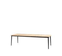 Cane-line Table à manger Core teak 274x100x74 cm Pied lava grey