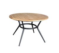 Cane-line Table à manger ronde Joy Teck-Lava grey Ø120 cm