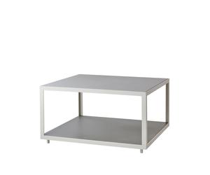 Cane-line Table basse Level céramique 79x79 cm Light grey-White
