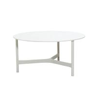 Cane-line Table basse Twist large Ø90 cm White-white