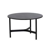 Cane-line Table basse Twist medium Ø70 cm Dark grey-lava grey