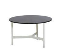 Cane-line Table basse Twist medium Ø70 cm Dark grey-white