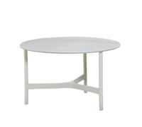 Cane-line Table basse Twist medium Ø70 cm Fossil grey-white