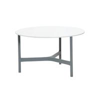 Cane-line Table basse Twist medium Ø70 cm White-light grey
